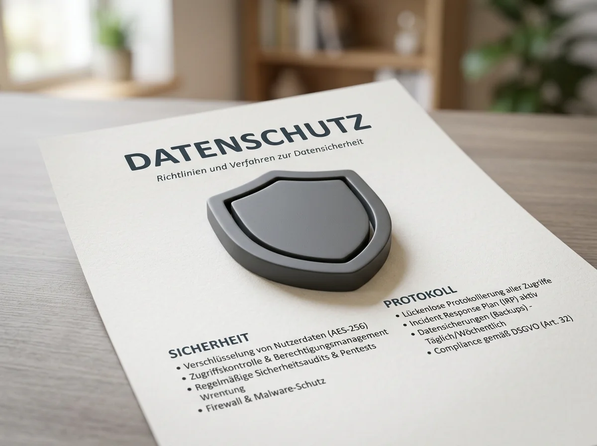 Symbolische Darstellung verborgener Bankdaten hinter einem Schutzschild
