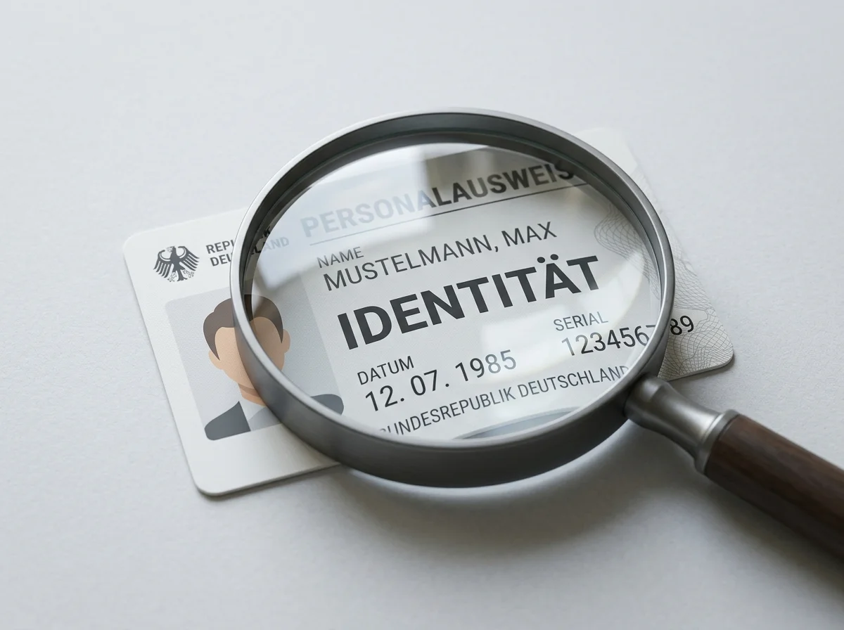 Symbolische Darstellung einer einmaligen Verifizierung, die den ersten Vorgang verzögert
